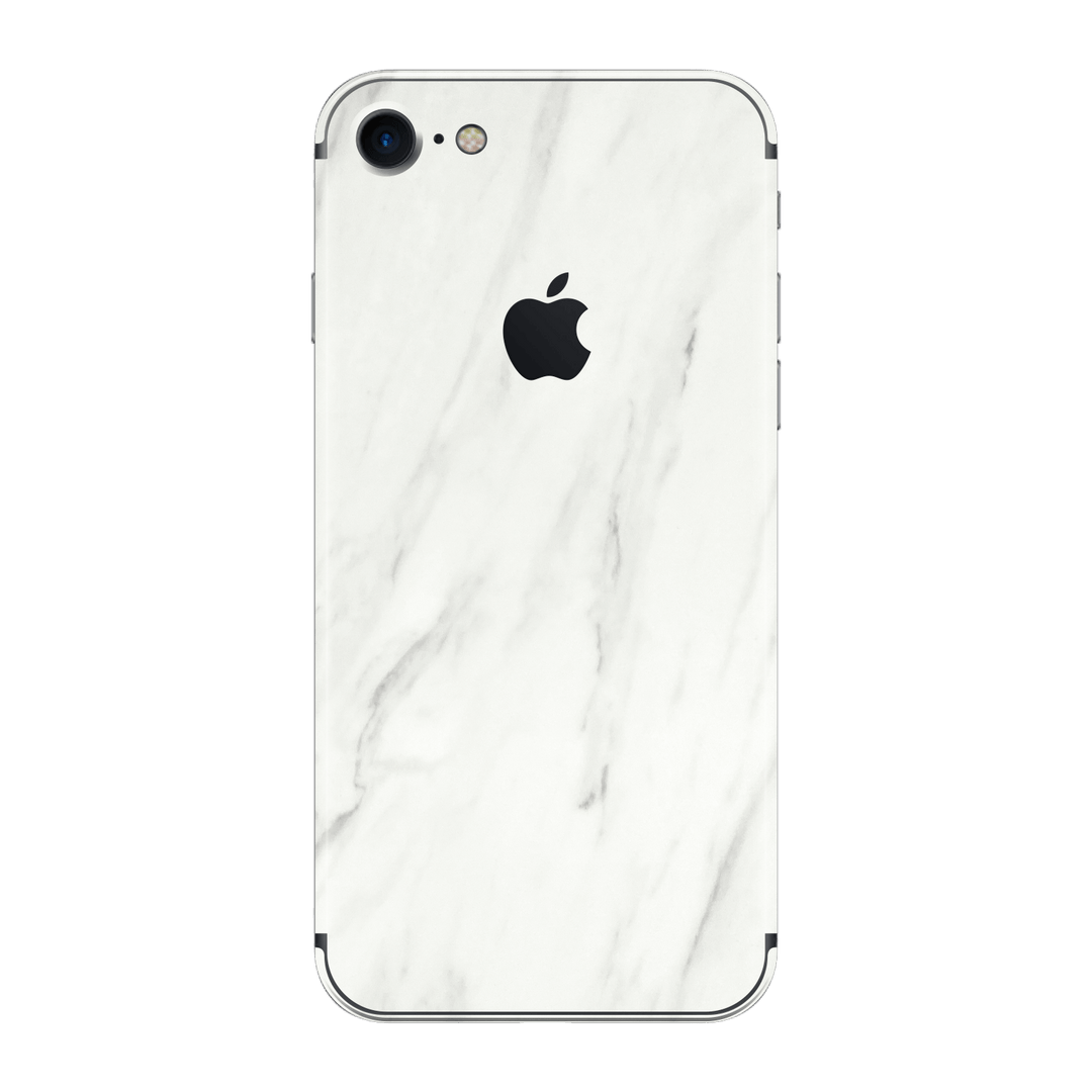 iPhone SE (2020) Luxuria White Marble Skin Wrap Sticker Decal Cover Protector by EasySkinz
