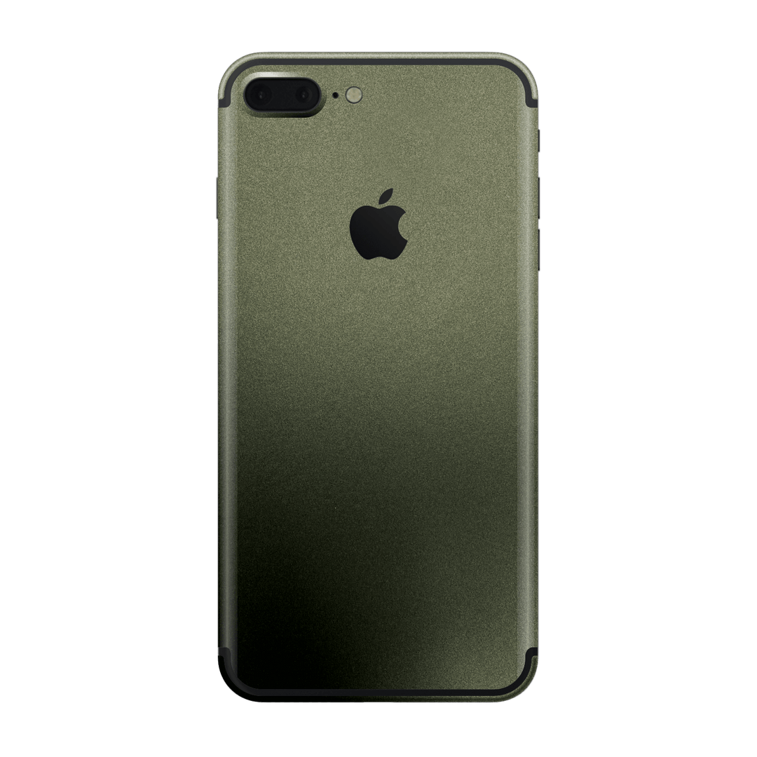 iPhone 7 PLUS Military Green Metallic Skin Wrap Sticker Decal Cover Protector by EasySkinz | EasySkinz.com