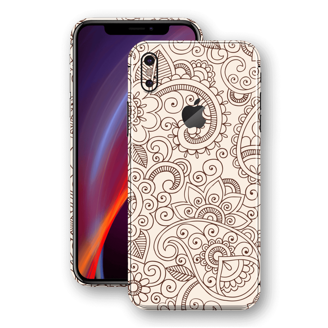 iPhone XS MAX Print Custom Signature Abstract Ornaments 5 Skin Wrap Decal by EasySkinz - Design 5