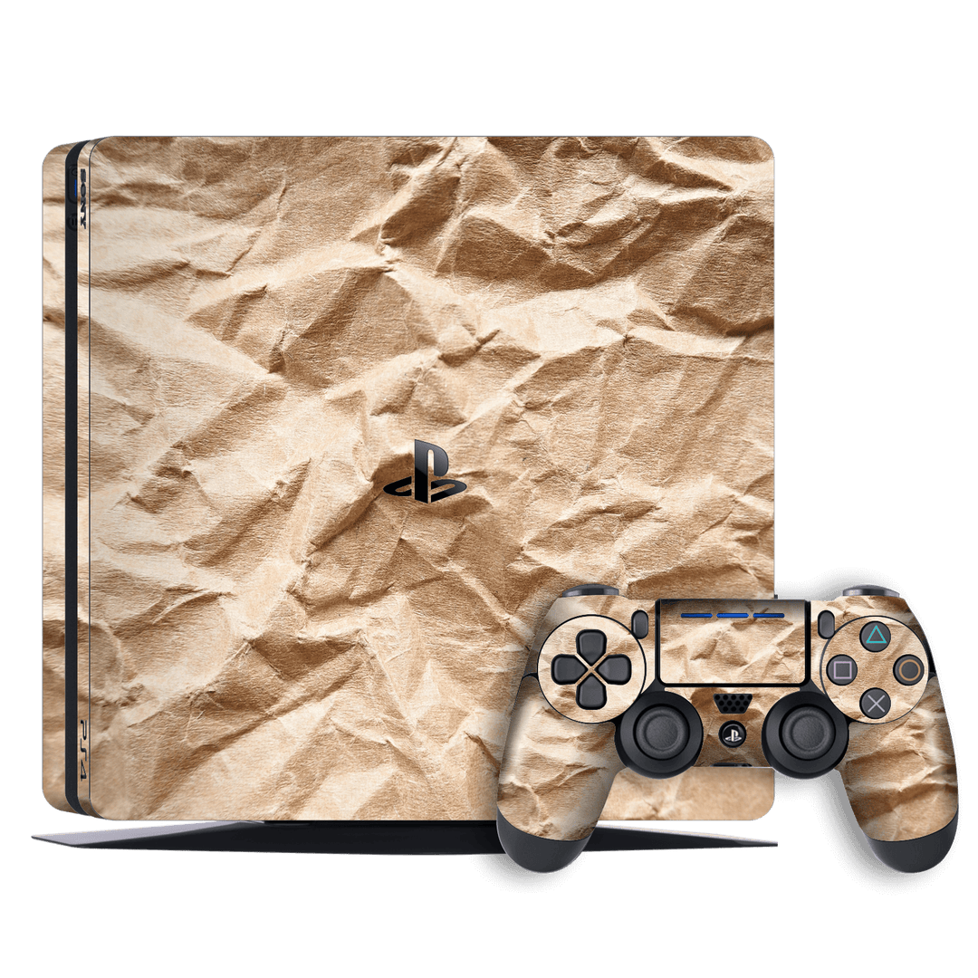Playstation 4 SLIM PS4 Signature PAPER Skin Wrap Decal by EasySkinz
