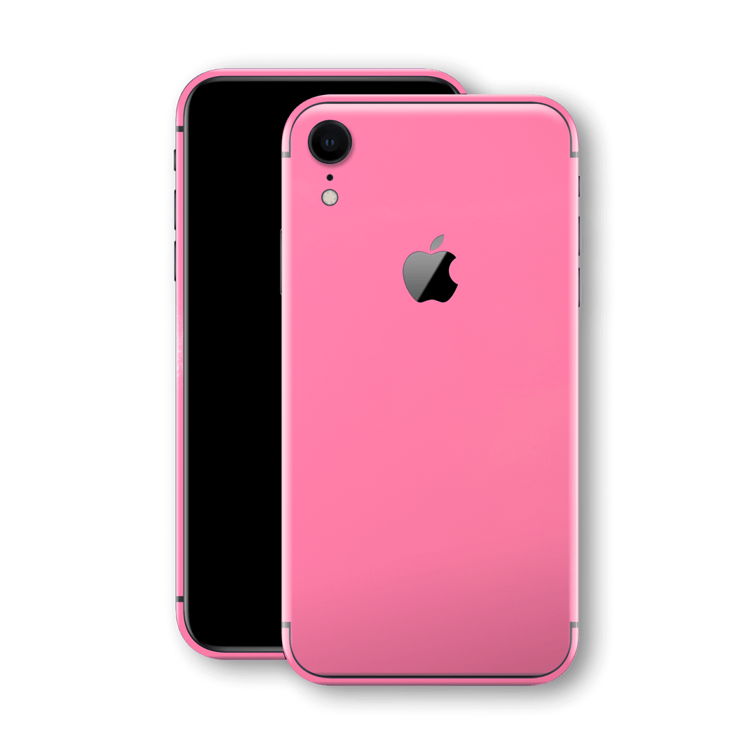 iPhone XR Glossy Hot Pink Skin, Wrap, Decal, Protector, Cover by EasySkinz | EasySkinz.com