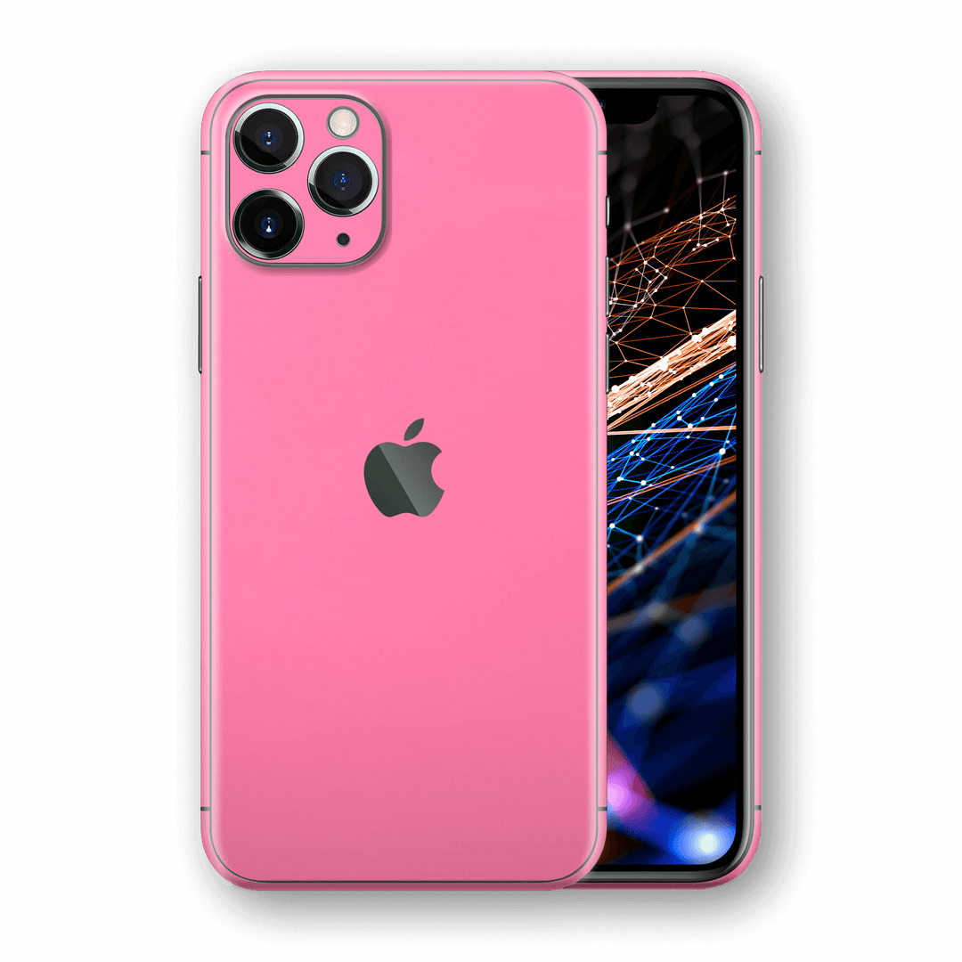 iPhone 11 PRO Glossy Hot Pink Skin, Wrap, Decal, Protector, Cover by EasySkinz | EasySkinz.com  Edit alt text