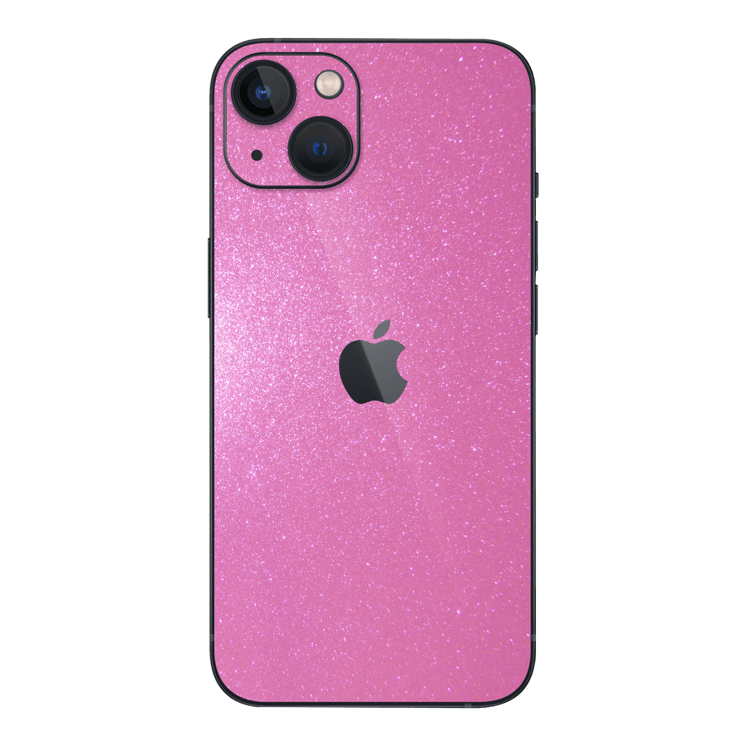 iPhone 13 mini Diamond Pink Shimmering Sparkling Glitter Skin Wrap Sticker Decal Cover Protector by EasySkinz