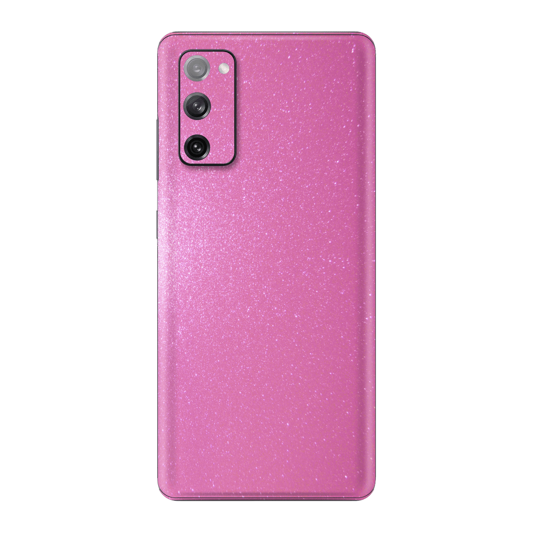 Samsung Galaxy S20 FE Diamond Pink Shimmering, Sparkling, Glitter Skin, Wrap, Decal, Protector, Cover by EasySkinz | EasySkinz.com