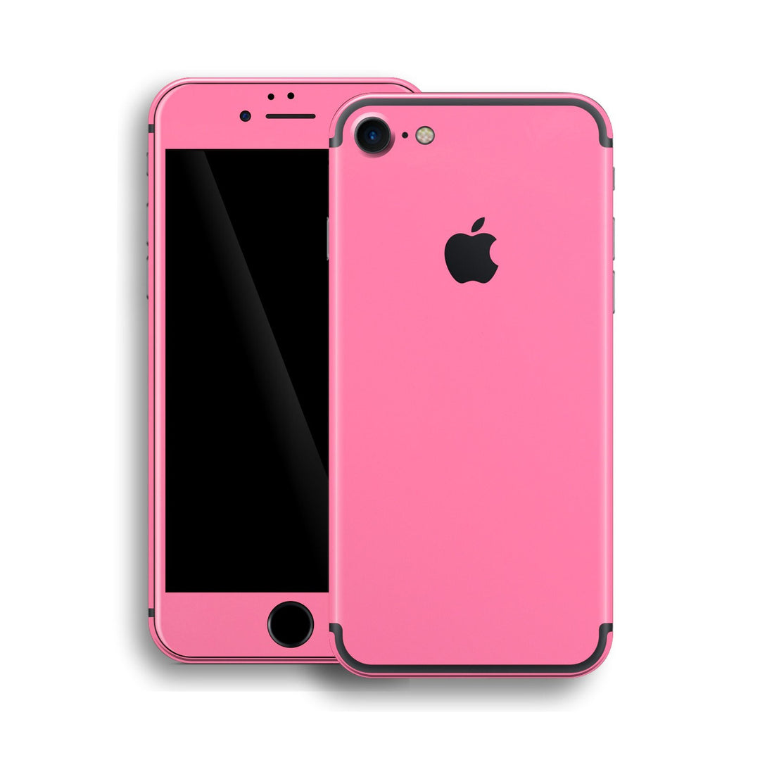 iPhone 7 Glossy Hot Pink Skin, Wrap, Decal, Protector, Cover by EasySkinz | EasySkinz.com