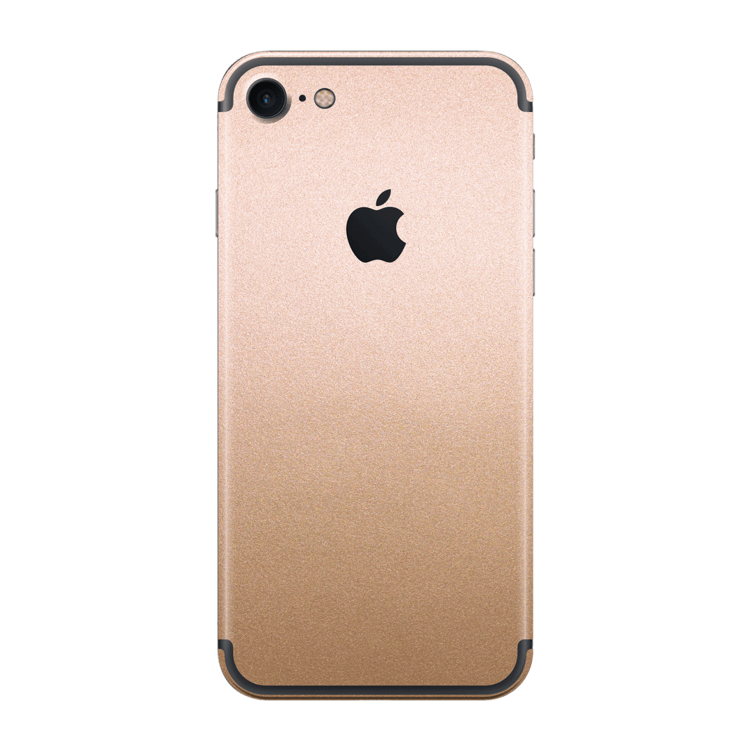 iPhone 7 Luxuria Rose Gold Metallic Skin Wrap Decal Protector | EasySkinz