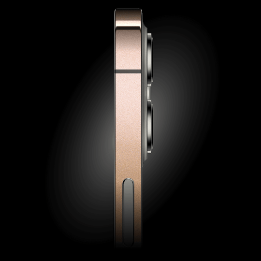 iPhone 12 PRO Luxuria Rose Gold Metallic Skin Wrap Decal Protector | EasySkinz
