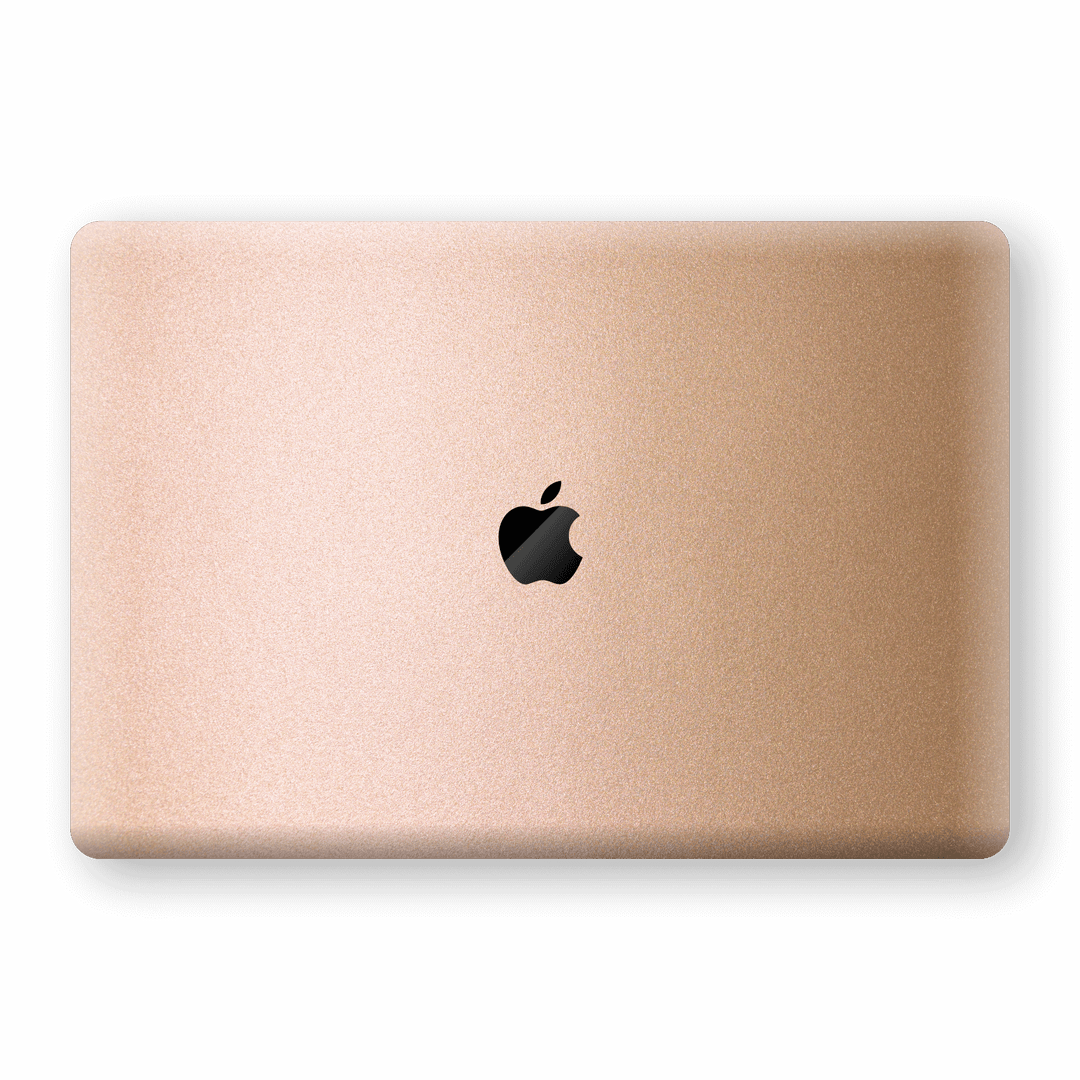 MacBook Pro 13" (No Touch Bar) Luxuria Rose Gold Metallic Skin Wrap Decal Protector | EasySkinz