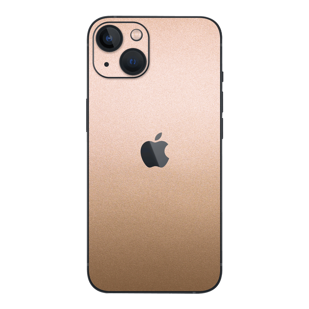 iPhone 13 Luxuria Rose Gold Metallic Skin Wrap Sticker Decal Cover Protector by EasySkinz