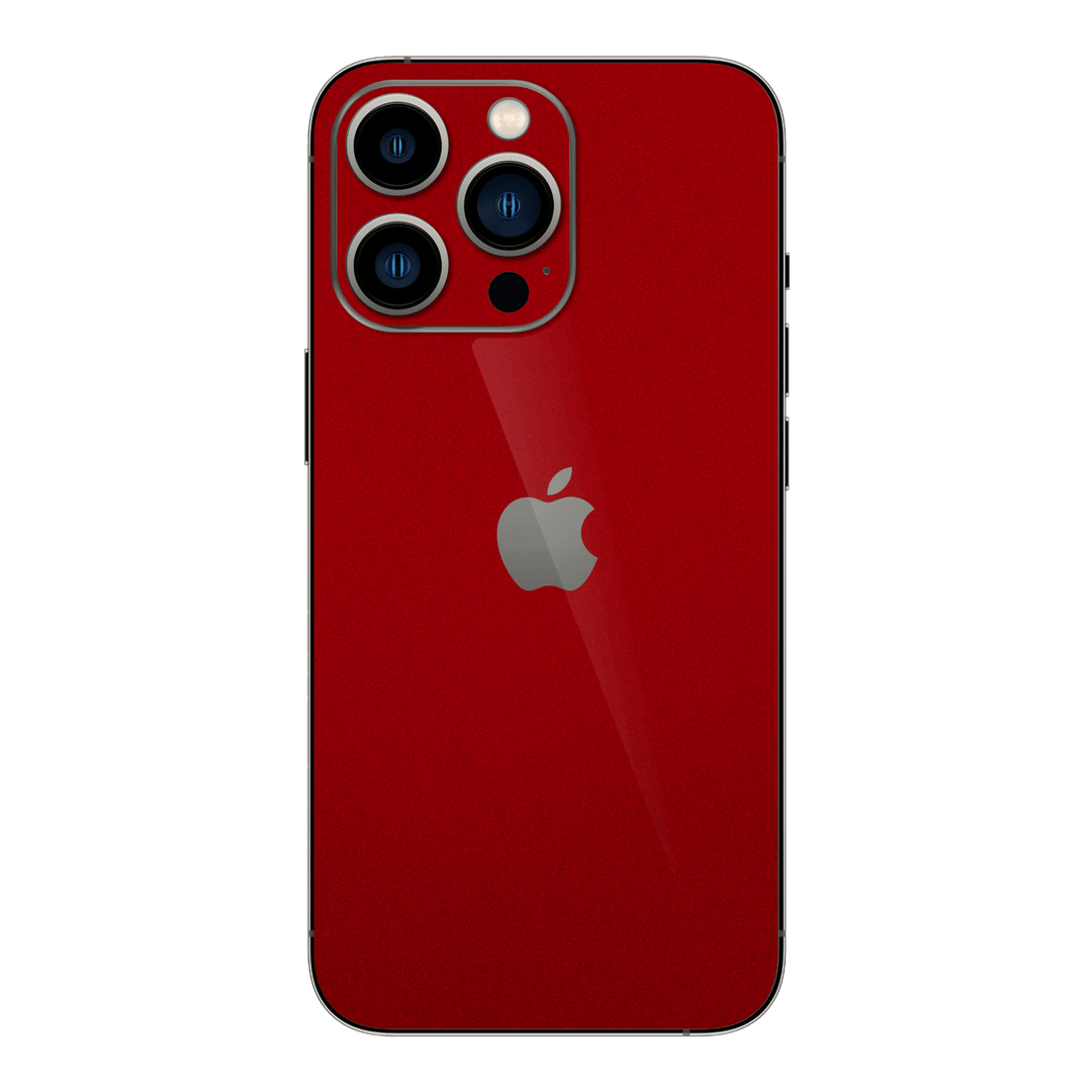 iPhone 13 PRO Gloss Glossy Deep Red Skin Wrap Sticker Decal Cover Protector by EasySkinz | EasySkinz.com