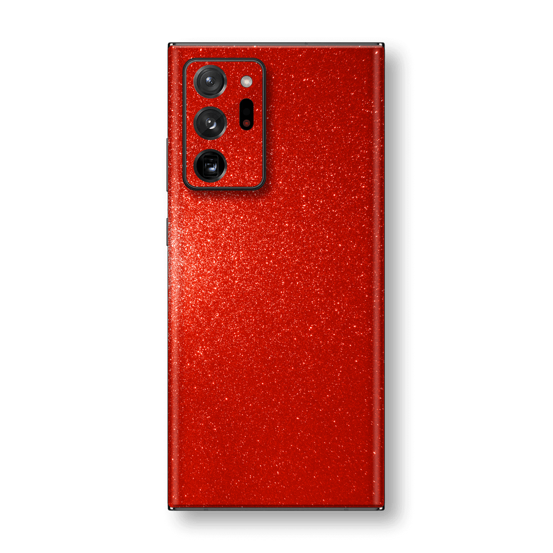 Samsung Galaxy NOTE 20 ULTRA Diamond Red Shimmering, Sparkling, Glitter Skin Wrap Sticker Decal Cover Protector by EasySkinz