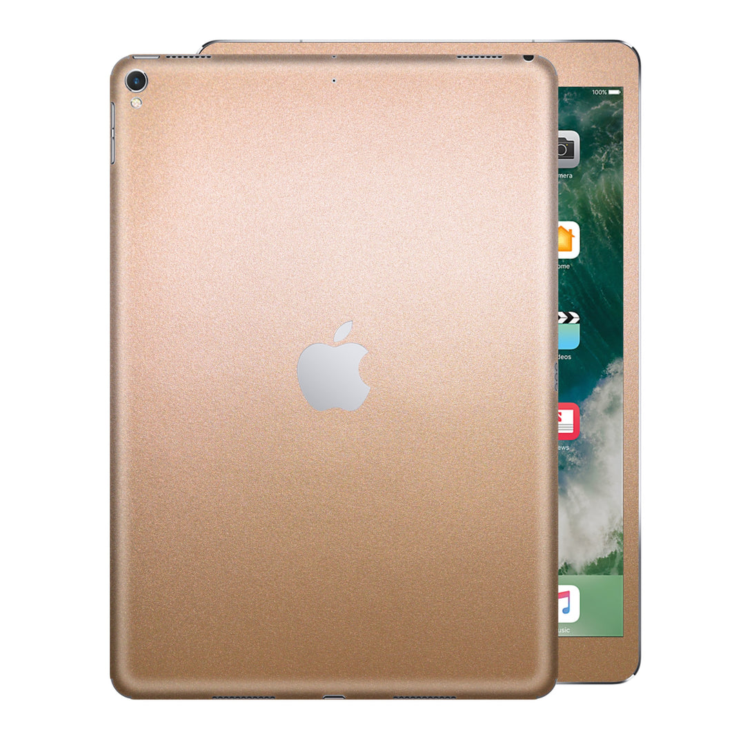 iPad Pro 10.5 inch 2017 Luxuria Rose Gold Metallic Skin Wrap Decal Protector | EasySkinz