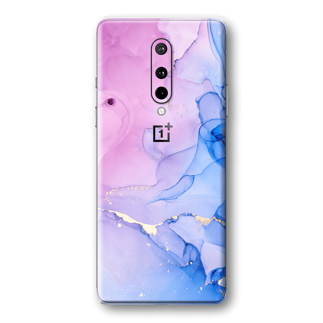 OnePlus 8 SIGNATURE AGATE GEODE Pink-Blue Skin, Wrap, Decal, Protector, Cover by EasySkinz | EasySkinz.com