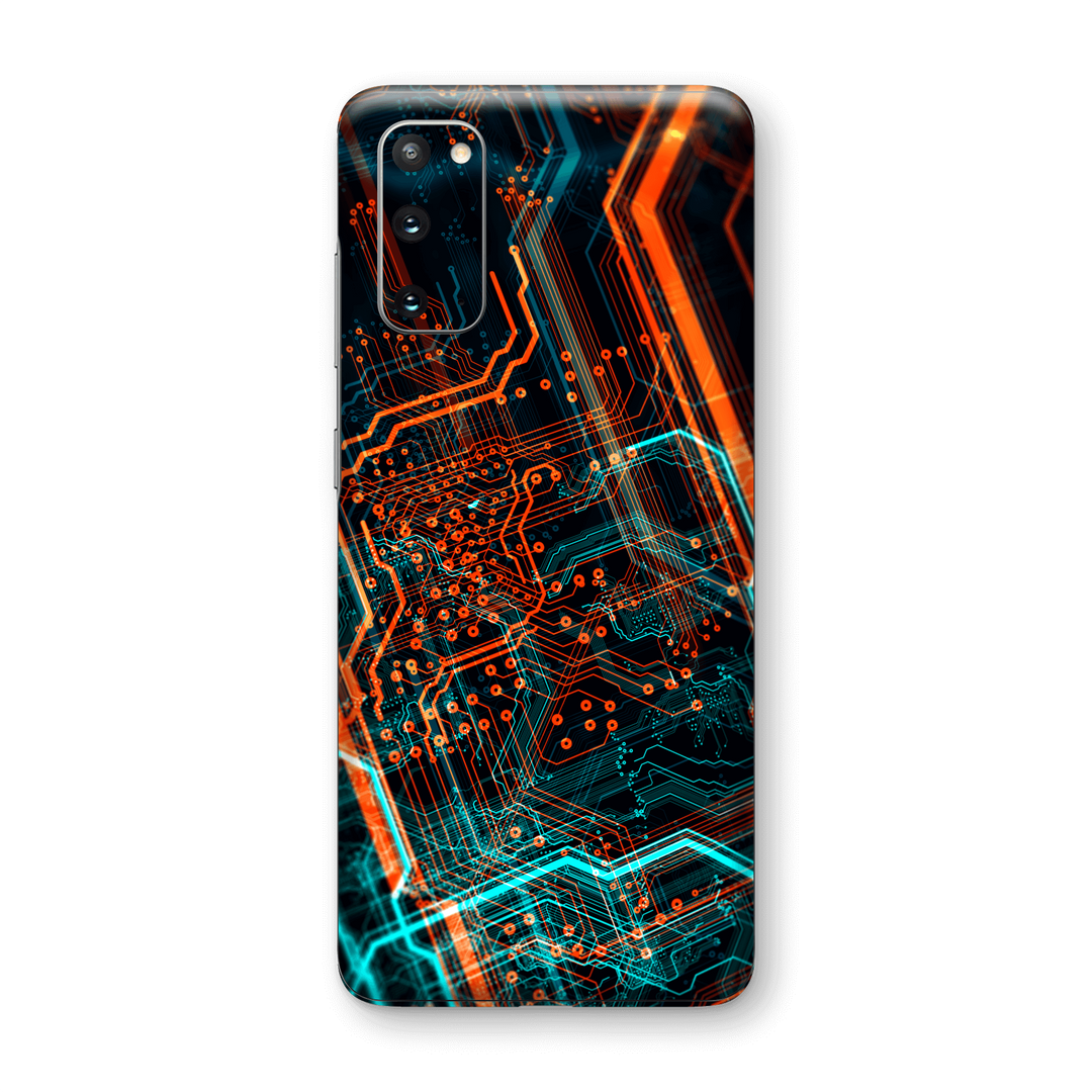 Samsung Galaxy S20 Print Printed Custom SIGNATURE NEON PCB Board Skin Wrap Sticker Decal Cover Protector by EasySkinz