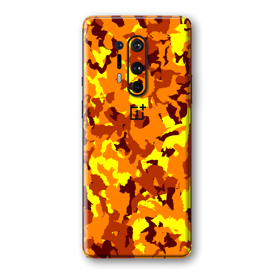 OnePlus 8 PRO Print Printed Custom SIGNATURE Fiery Camo Skin Wrap Sticker Decal Cover Protector by EasySkinz