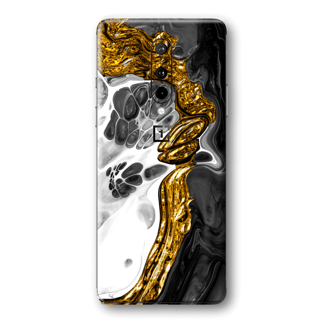 OnePlus 8 SIGNATURE Abstract MELTED Gold Skin, Wrap, Decal, Protector, Cover by EasySkinz | EasySkinz.com