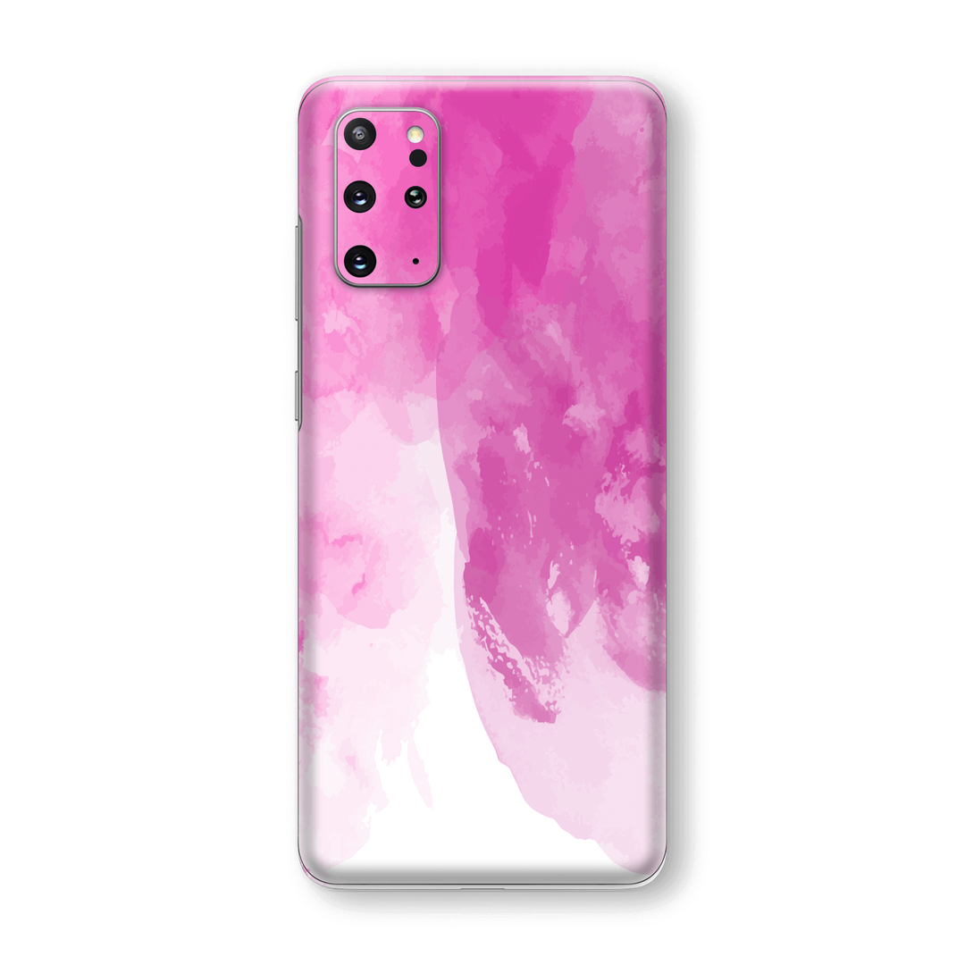 Samsung Galaxy S20+ PLUS Print Printed Custom SIGNATURE Magenta Watercolour Skin Wrap Sticker Decal Cover Protector by EasySkinz