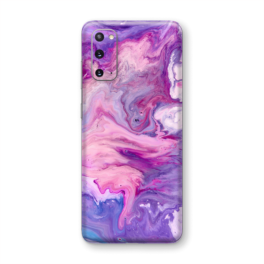 Samsung Galaxy S20 Print Printed Custom SIGNATURE Abstract PURPLE Paint Skin Wrap Sticker Decal Cover Protector by EasySkinz