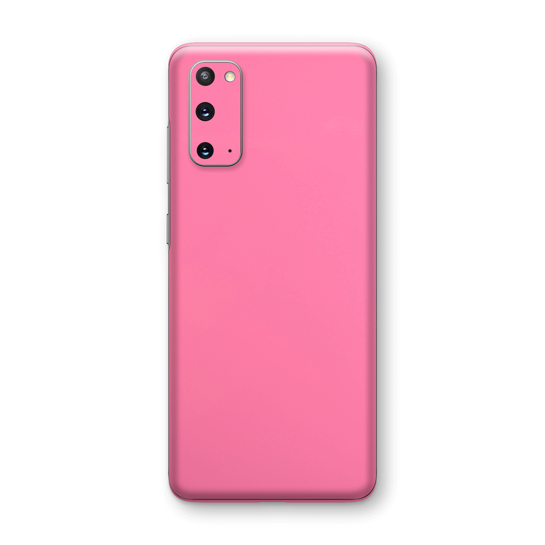 Samsung Galaxy S20 Hot Pink Glossy Gloss Finish Skin Wrap Sticker Decal Cover Protector by EasySkinz