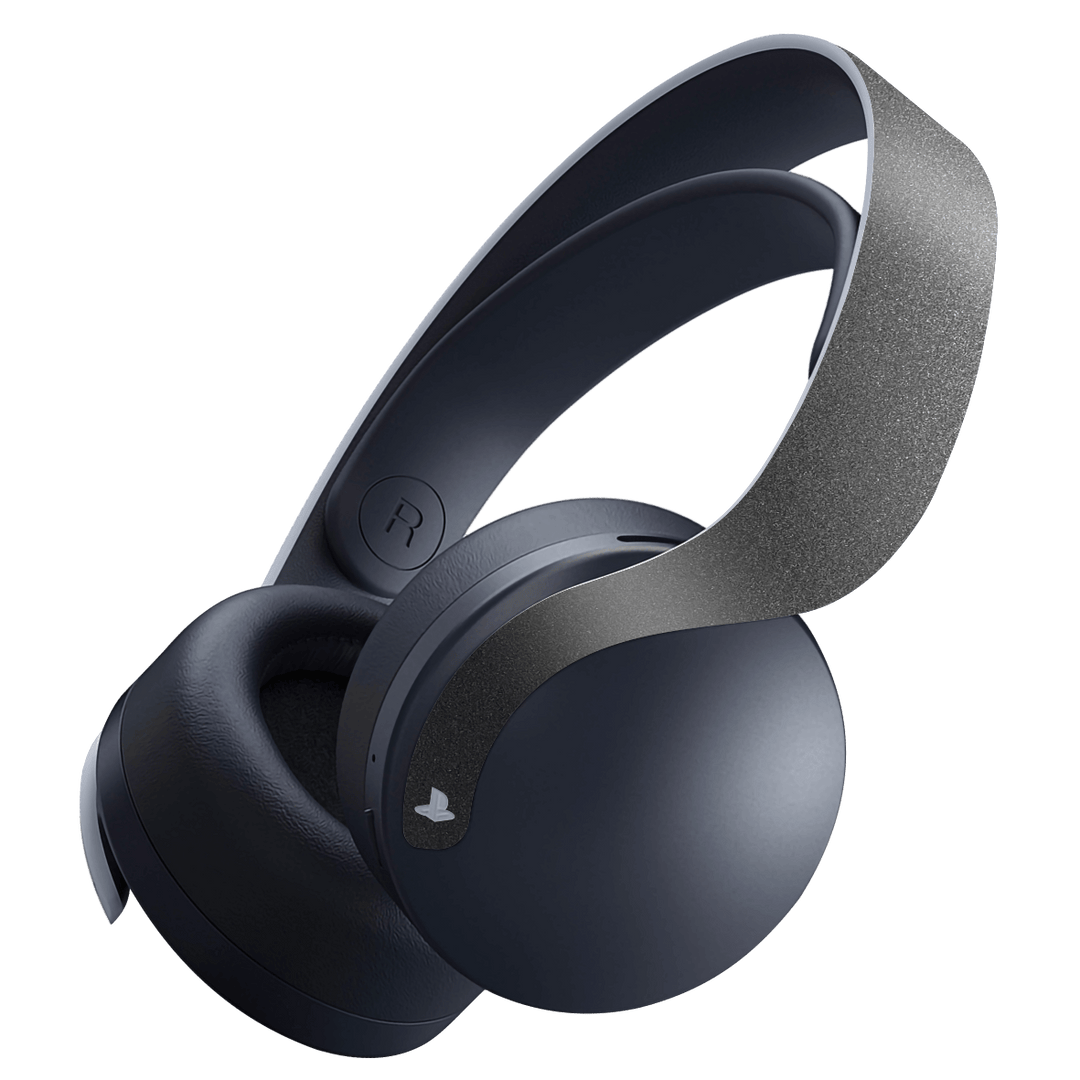PS5 PlayStation 5 PULSE 3D Wireless Headset Skin - Space Grey Metallic Matt Matte Skin Wrap Decal Cover Protector by EasySkinz | EasySkinz.com