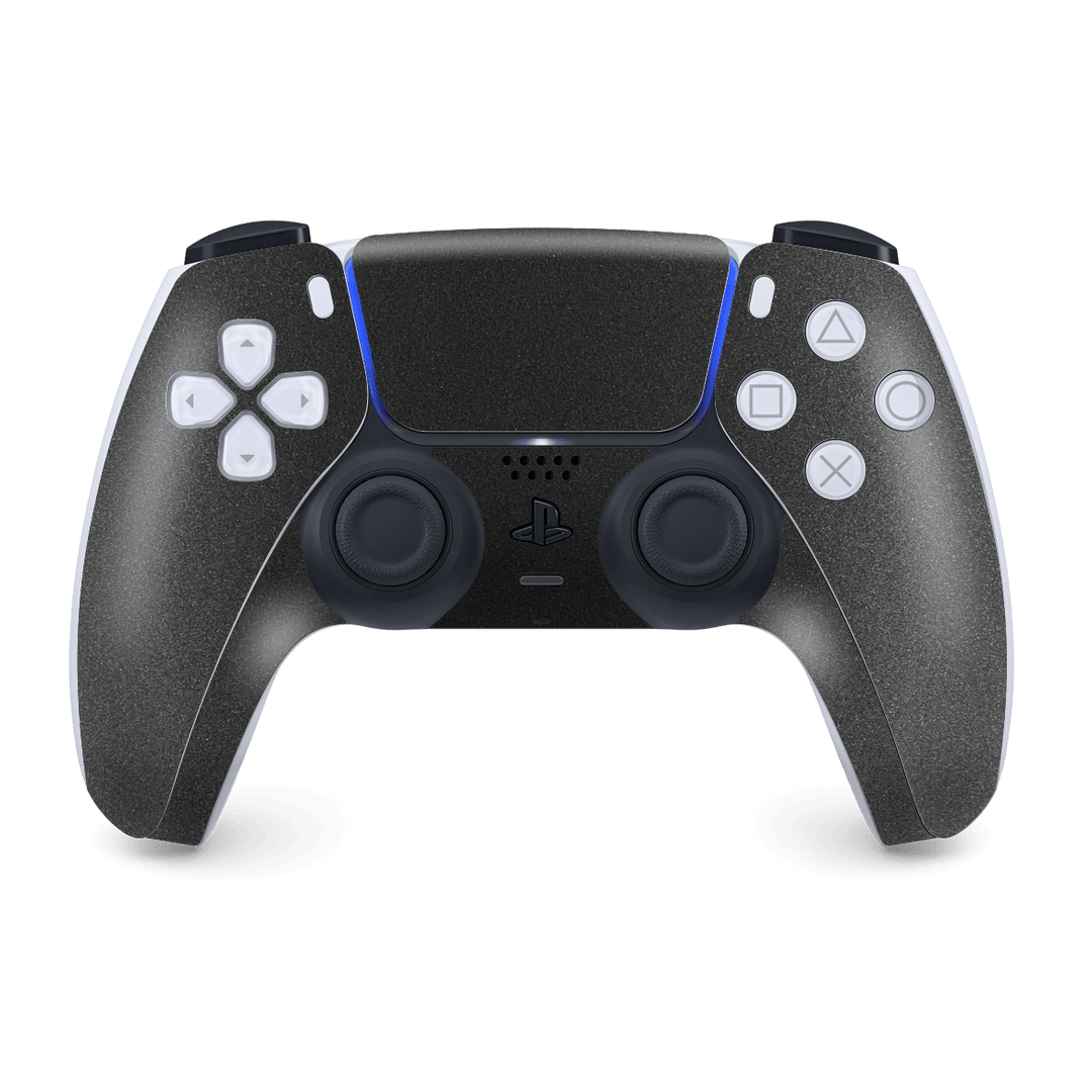 PS5 Playstation 5 DualSense Wireless Controller Skin - Space Grey Metallic Matt Matte Skin Wrap Decal Cover Protector by EasySkinz | EasySkinz.com