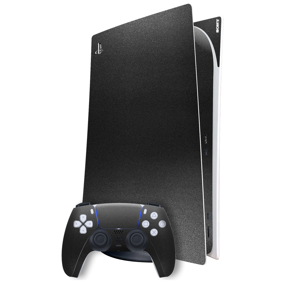 Playstation 5 (PS5) DIGITAL EDITION Space Grey Metallic Matt Matte Skin Wrap Sticker Decal Cover Protector by EasySkinz | EasySkinz.com