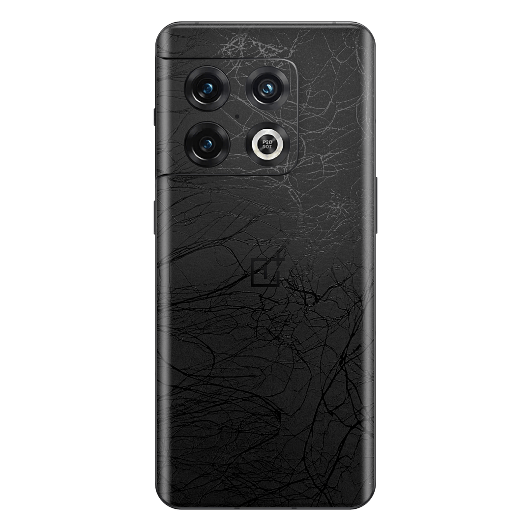 OnePlus 10 PRO Luxuria Black Web Net Mesh Cocoon 3D Textured Skin Wrap Decal Cover Protector by EasySkinz | EasySkinz.com