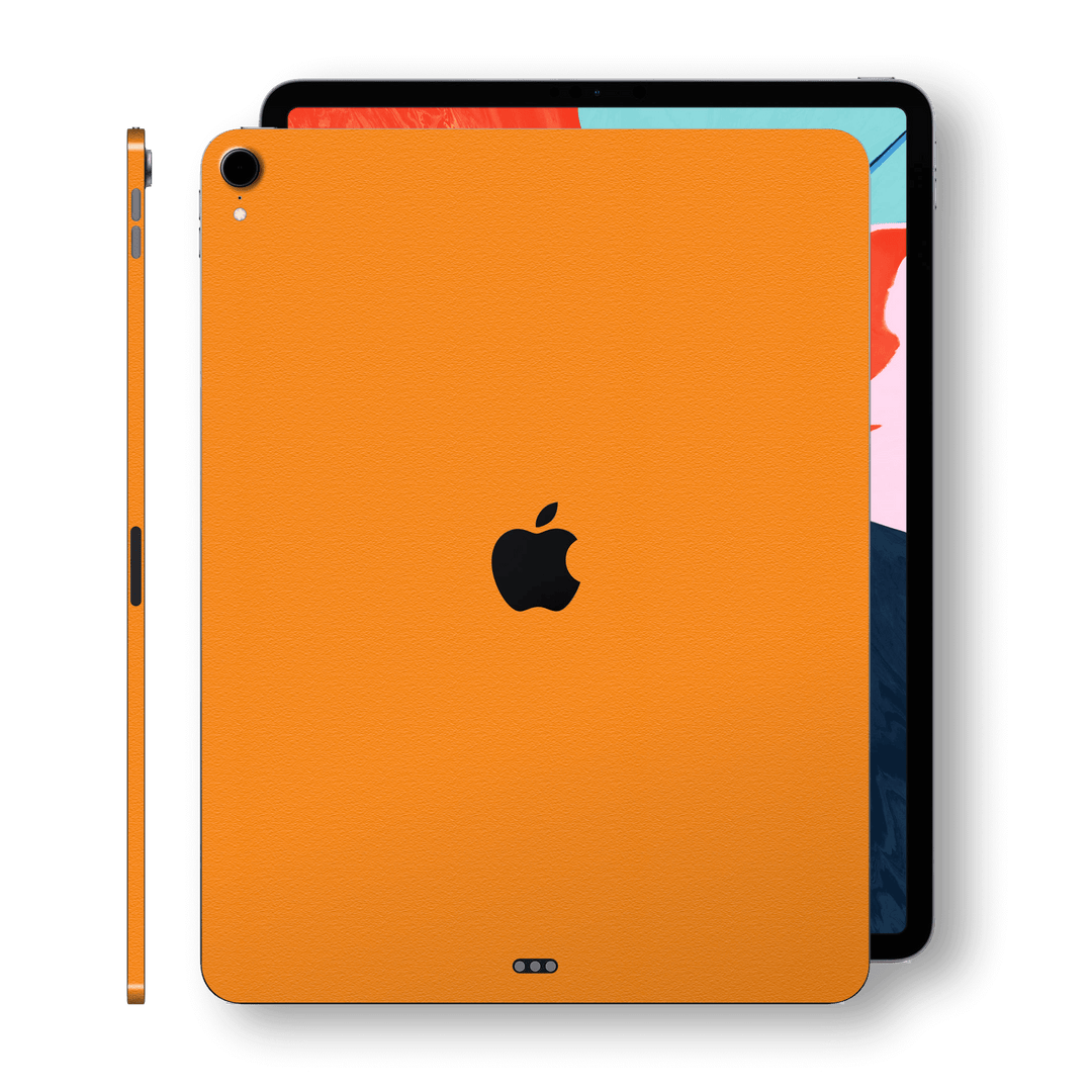 iPad PRO 12.9 inch 3rd Generation 2018 Matt Matte Sunrise Orange 3D Textured Skin Wrap Sticker Decal Cover Protector by EasySkinz