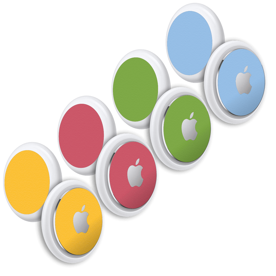 Apple AirTag 3D Textured Pastel Colour Color Colours Colors Skin Wrap Sticker Decal Cover Protector by EasySkinz