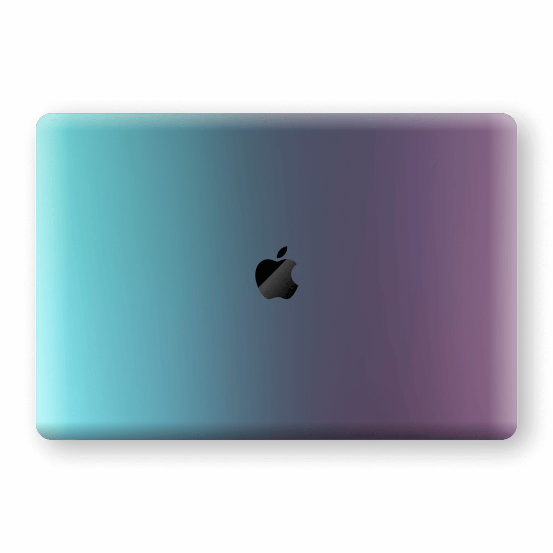 MacBook Pro 15" Touch Bar Chameleon Turquoise Lavender Skin Wrap Decal by EasySkinz