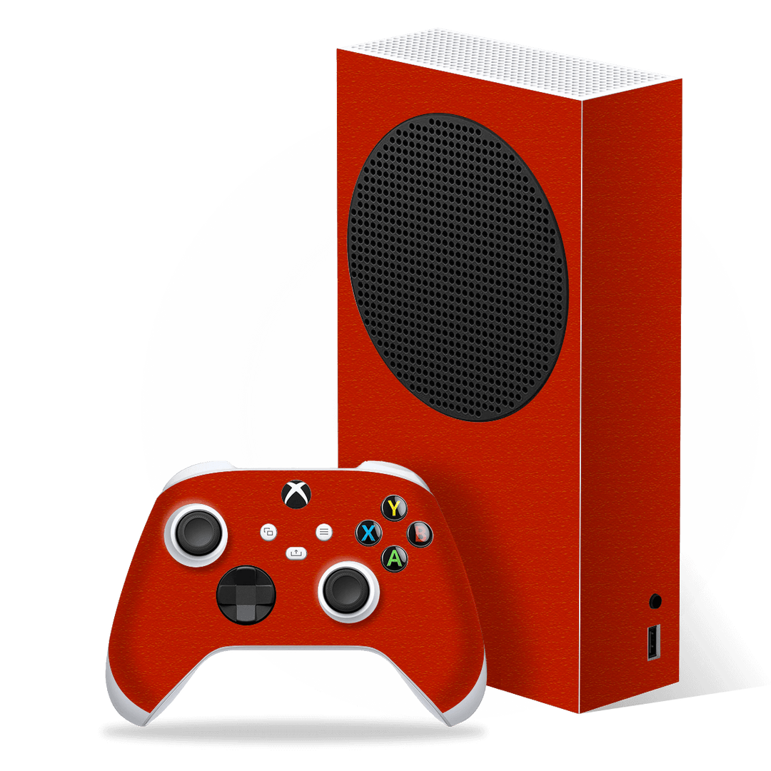 XBOX Series S (2020) Luxuria Red Cherry Juice 3D Textured Skin Wrap Decal Cover Protector by EasySkinz | EasySkinz.com