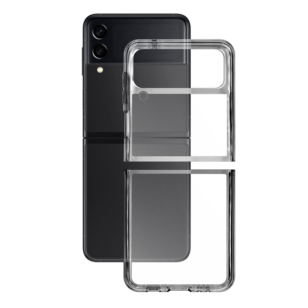 Samsung Galaxy Z Flip 3 EZY See-Through Hybrid Case, Liquid Case, Clear Case, Crystal Clear Case, Transparent Case by EasySkinz